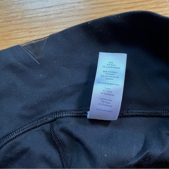 Ivivva black cinched crop leggings size 14 - Picture 4 of 4